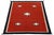 2020s 9x12 Modern Navajo Style Flatweave Red Wool Area Rug - Geometric Star & Diamond For Sale - Image 5 of 11
