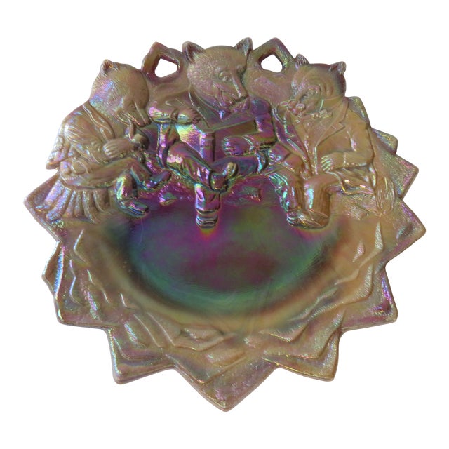 Westmoreland the Roosevelt Bears Embossed Commenorative Plate 1949 Vintage For Sale