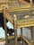 Early 21st Century Pair of Jansen Manner Brass and Black Glass Tables For Sale - Image 5 of 10