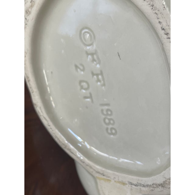 Coastal Gorgeous Fritz and Floyd Shell Shape Pitcher or Planter For Sale - Image 3 of 4