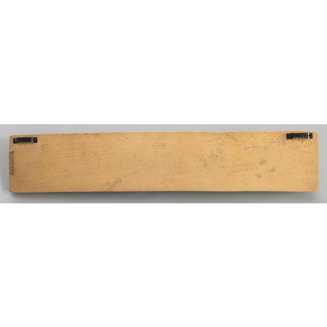 Gold Mid-Century Italian Giltwood Carved Birds Grapevine Wall Plaque Architectural Element For Sale - Image 8 of 9