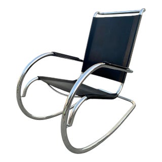 1960’s Fasem Bauhaus Style Rocking Chair For Sale