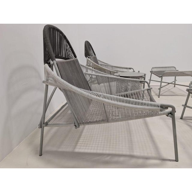 Traveler Outdoor Set in Rope from Roche Bobois, Set of 5 For Sale - Image 14 of 18