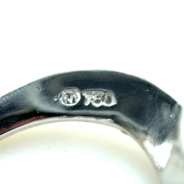 Early 21st Century Mikimoto, 18 Karat White Gold and Cultured Pearl Earrings For Sale - Image 5 of 5