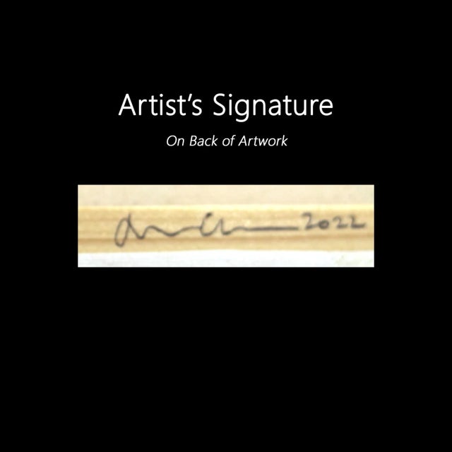 Miss Priss Palms 4 - Colorful Abstract Figurative Portrait Painting Original Artwork by Lindsey McCord For Sale - Image 9 of 9