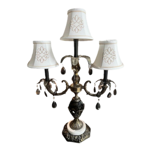 Vintage Italian Hollywood Regency Girandole Table Lamp