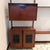 Mid-Century Modern Vintage 1960s Mid Century Modern Walnut Wall Unit, Custom Modular Shelving Brutalist Iron Accents For Sale - Image 3 of 10