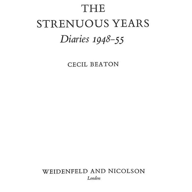 Traditional Mid 20th Century Cecil Beaton's Diaries 6 Volumes For Sale - Image 3 of 12