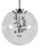Glass Ball Pendant by Ger Furth for Doria Leuchten, 1960s For Sale
