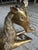 Reclining Brass Reindeer, Mid-Century For Sale - Image 4 of 8