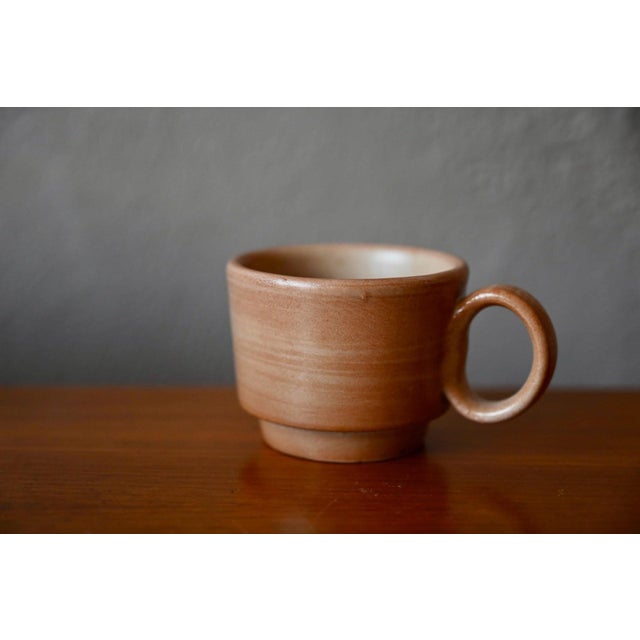 Ceramic Dinner Service with Glazed Terracotta by Jean Austruy, 1960s For Sale - Image 13 of 17