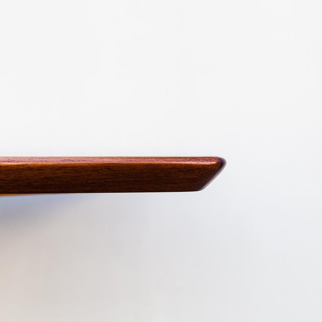 1960s Danish Mid Century Modern Walnut Extension Dining Table by Gudme For Sale In Los Angeles - Image 6 of 12