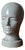 Enamelled Ceramic Mannequin Head, West Germany, 1970s For Sale