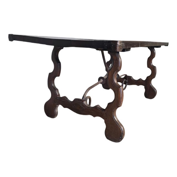 Antique Catalonian Oak Refectory Table For Sale