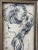 Tan Antique Gibson Girl-Style Illustration on Postcard, Circa Early 20th Century For Sale - Image 8 of 11