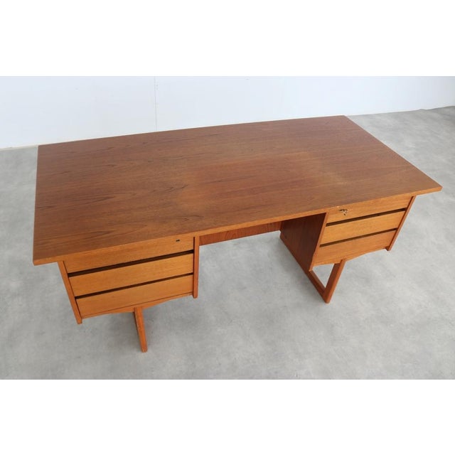 Vintage Danish Desk in Teak, 1960s For Sale - Image 4 of 9