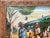 1969 Haitian Village Scene Folk Art Style Painting by Pierre Augustin, Framed For Sale - Image 9 of 12