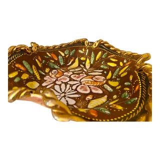 A Glamorous 1960s Belgian Ceramic Centerpiece Bowl by Hubert Béquet of Quaregnon For Sale