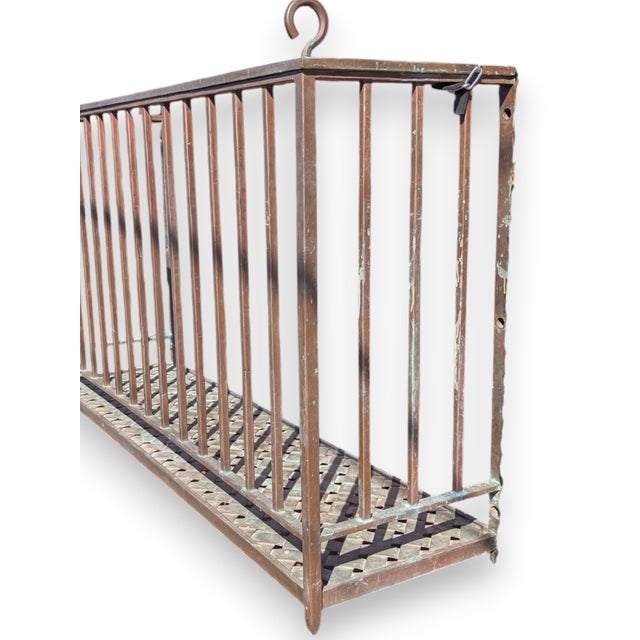 Contemporary Custom Forged Bronze Balcony For Sale - Image 3 of 7