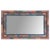 1990s Colorful Wall Mirror 60"x36" | Hand Painted Ornate Wood Frame Mirror | Eclectic Bohemian Wall Art | Vibrant Statement Entryway Decor For Sale - Image 5 of 5