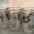 Glass Vintage Mid Century Modern Libbey Frosted Gorgeous Glass Silver Leaf Set of 4 Glass Tumblers For Sale - Image 7 of 11