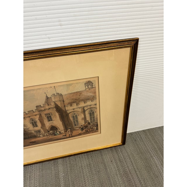 Gothic Early 20th Century Rafael J. Nash Penhurst Place Etching, Framed For Sale - Image 3 of 12