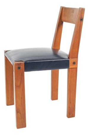 Model S24 Chairs by Pierre Chapo, 1960s, Set of 4