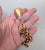 Vintage 1970 Signed Napier Book Piece Goldtone "Wedding Bell" Charm Bracelet For Sale - Image 10 of 11