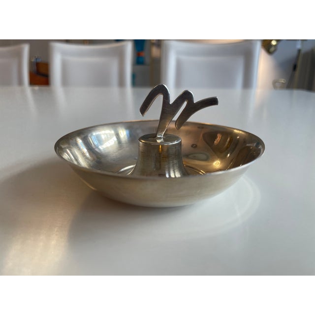 Vintage Silver Bowl by Gio Ponti for Pampaloni, 1950 For Sale - Image 4 of 7