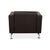 Serge Armchair in Brown Leather from Brühl For Sale - Image 11 of 13