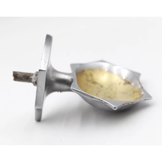 Vintage Art Deco Nickeled Brass Soap Dish For Sale - Image 6 of 8