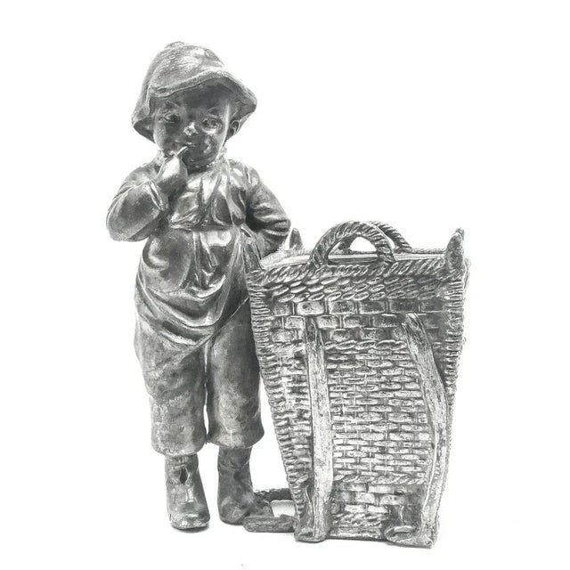 Early 20th Century Art Nouveau Figural Bowl, Poland, 1890s For Sale - Image 6 of 7