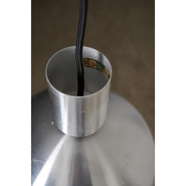 Brushed Aluminum Model 7394 Pendant Lamp from Gebrüder Cosack, 1970s For Sale - Image 9 of 10