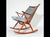 * Danish Mid-Century Modern Design Rocking Chair by Frank Reenskaug for Bramin in Denmark. * It is a particularly elegant...