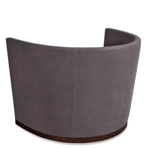 Mid-Century Modern Holly Hunt Curved Back Loveseat (Two Available) For Sale - Image 3 of 13