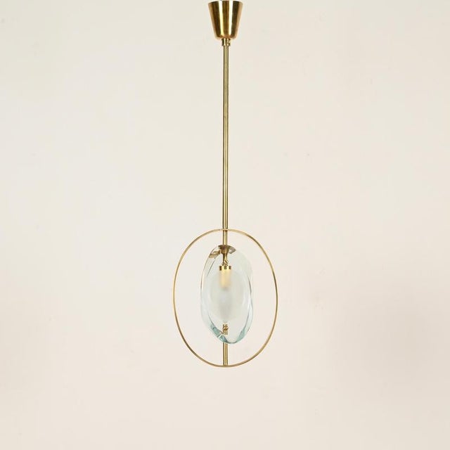 1960s Model 1933 Pendant Light by Max Ingrand for Fontana Arte, Italy, 1961 For Sale - Image 5 of 18