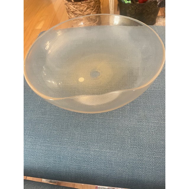 Glass 1980’s Elsa Peretti for Tiffany & Co. Murano Glass Plate 24 Kt Gold, Archimede Seguso For Sale - Image 7 of 8