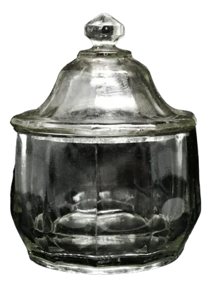 Art Deco Candyer from Hortensja Glassworks, Poland, 1930s