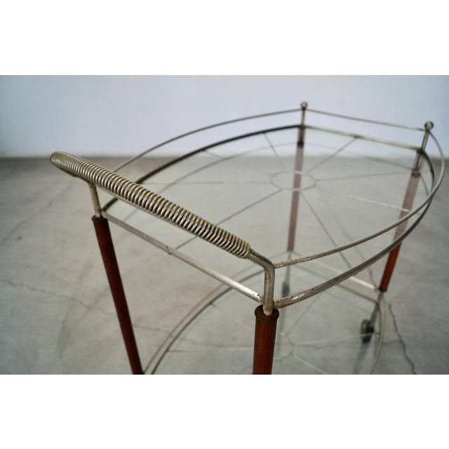Mid-Century Modern Bar Cart For Sale - Image 9 of 13