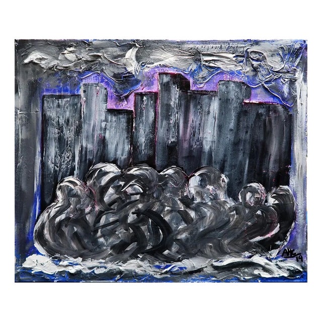 Anna Maria Caboni, City Soul, 2019, Acrylic For Sale