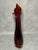 Red Large Ruby and Amber Art Glass Vase, Former Czechoslovakia, 1970s For Sale - Image 8 of 9