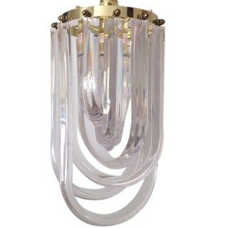 Lucite Pendant Lamp For Sale