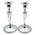 Empire Italian Silver Candlesticks, Milan, 1810s, Set of 2 For Sale