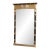 Vintage Italian Ebonized and Gilt Gold Wall Mirror For Sale