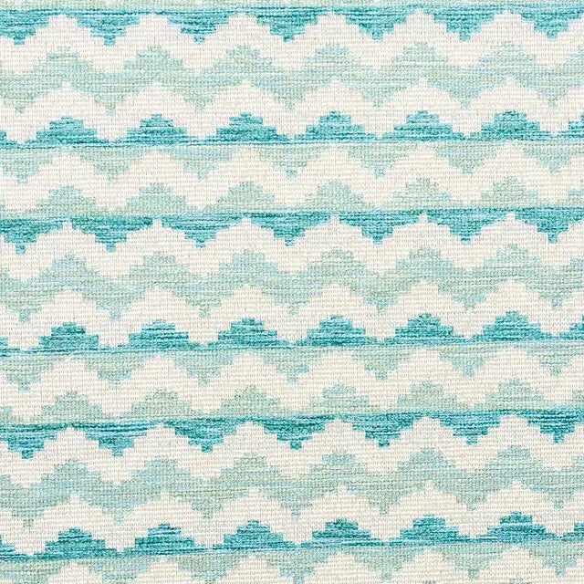 Contemporary Schumacher Roebuck Performance Fabric in Mineral For Sale - Image 3 of 3