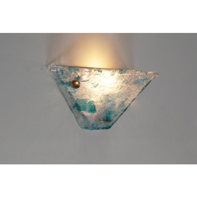 Vintage Italian Wall Lamps in Murano Glass from La Murrina, 1980s, Set of 2 For Sale - Image 9 of 11