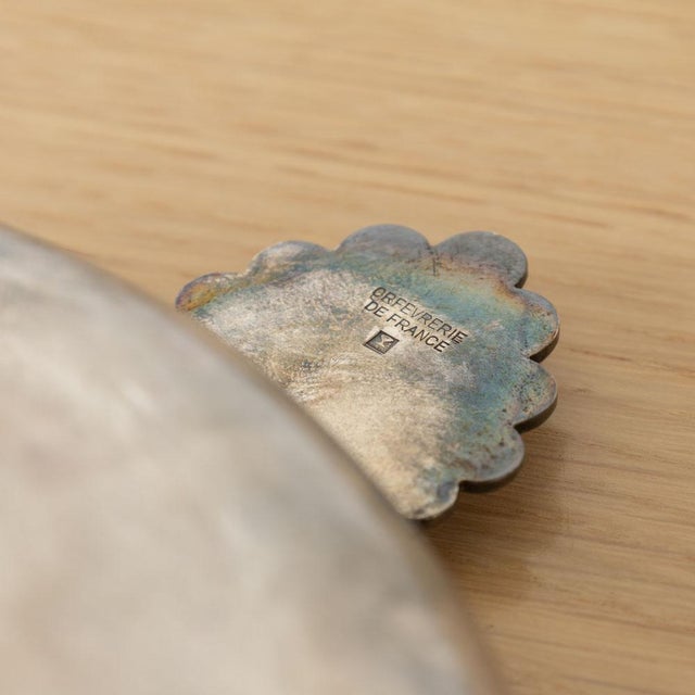 French Art Deco Silver Bowl For Sale - Image 9 of 11