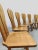 Wood Vintage Brutalist Wooden Dining Chairs, 1970s, Set of 6 For Sale - Image 7 of 7