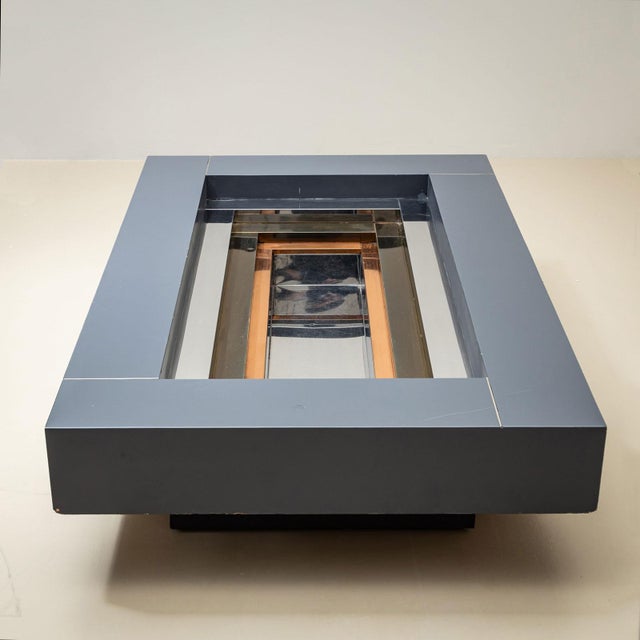 1970s Rectangular Coffee Table, Designed by Alain Delon for Maison Jansen, France For Sale - Image 10 of 18
