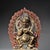 Traditional Gilt Bronze Mahakala Statue, Wrathful Deity Figure, 550g For Sale - Image 3 of 9